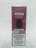 IGET BAR PLUS 6000 20mg Strawberry Raspberry