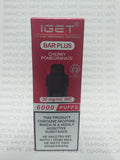 IGET BAR PLUS 6000 20mg Cherry Pomegrante