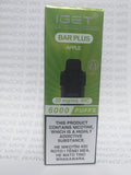 IGET BAR PLUS 6000 20mg Apple