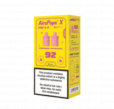 AirsPops X PREFILLED Pod TWIN PACK - 92 Strawberry Passionfruit