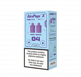 AirsPops X PREFILLED Pod TWIN PACK - 04 Sweet Grape