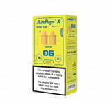 AirsPops X PREFILLED Pod TWIN PACK - 06 Lemon