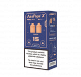 AirsPops X PREFILLED Pod TWIN PACK - 15 Peach