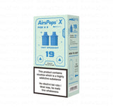 AirsPops X PREFILLED Pod TWIN PACK - 19 Mint Spearmint