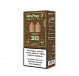 AirsPops X PREFILLED Pod TWIN PACK - 30 Tobacco