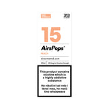 AirsPops 30ml E-liquid - 15 Peach